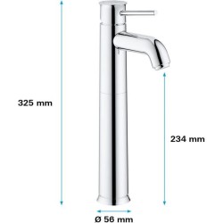 Mitigeur monocommande Lavabo Taille XL GROHE Start Classic Chromé