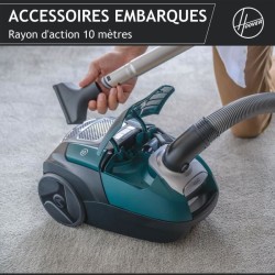 Aspirateur Traineau avec Sac - HOOVER - HE530ALG - 700 W - 4 L - 65