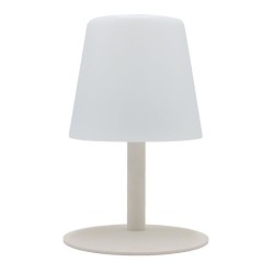 Lampe de table sans fil LED Standy Mini Cream - LUMISKY - Acier creme - Blanc...