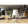 Lampe de table sans fil LED Standy Mini Cream - LUMISKY - Acier creme - Blanc...