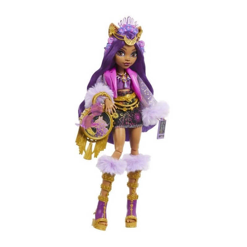 Monster High-Poupée Clawdeen Wolf avec tenue pour le Monster Fest