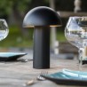 Lampe de table sans fil - LUMISKY - TOD BLACK - H28 cm - Tete orientable - LE...
