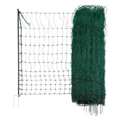 KERBL - Filet pour les poules 25 m - 106 cm - double pointe - vert - non élec...
