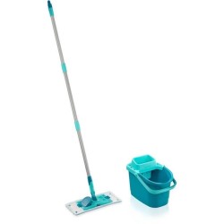 Set de nettoyage sol Leifheit PowerClean 55510, balai serpillere avec seau es...