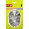 RYOBI - Kit 2 lames (1 lame pour bois/métal et 1 lame carrelage) 85 mm - alés...