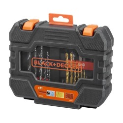 Coffret perçage et vissage - BLACK+DECKER - A7233-XJ - 31 accessoires - foret...