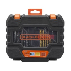 Coffret perçage et vissage - BLACK+DECKER - A7233-XJ - 31 accessoires - foret...