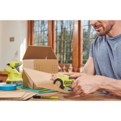 RYOBI - Mini-scie 4V USB Lithium - Câble USB C - 1 batterie 2,0 Ah - Livrée a...