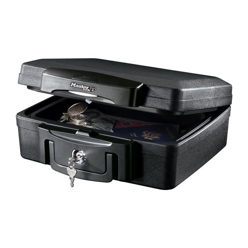 Coffre-fort ignifuge - MASTER LOCK - H0100EURHRO - Etanche avec clé - 4,9 L, ...