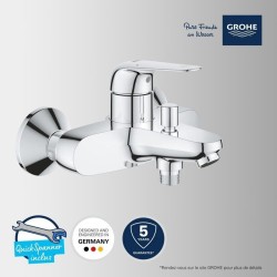 Mitigeur monocommande bain/douche - GROHE Swift - 24335001 - Chromé - Montage...