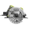RYOBI - Scie circulaire 1 400 W - 1 lame diam. 190 mm 20 dents, 1 guide paral...