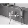 Mitigeur monocommande Bain / Douche mural GROHE - Finition Chromé - Profondeu...