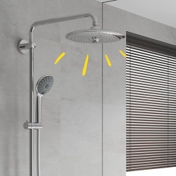 GROHE - Douche de tete Vitalio Joy 260 - 3 jets - chromé - raccords filetés 1...