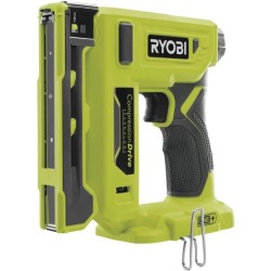 RYOBI - Agrafeuse 18V ONE+ - agrafes dos 9,4 mm, longueur 6,35 mm a 14,3 mm -...