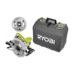 RYOBI - Scie circulaire 1 600 W laser + coffret, 2 lames 190 mm 24 & 48 dents...