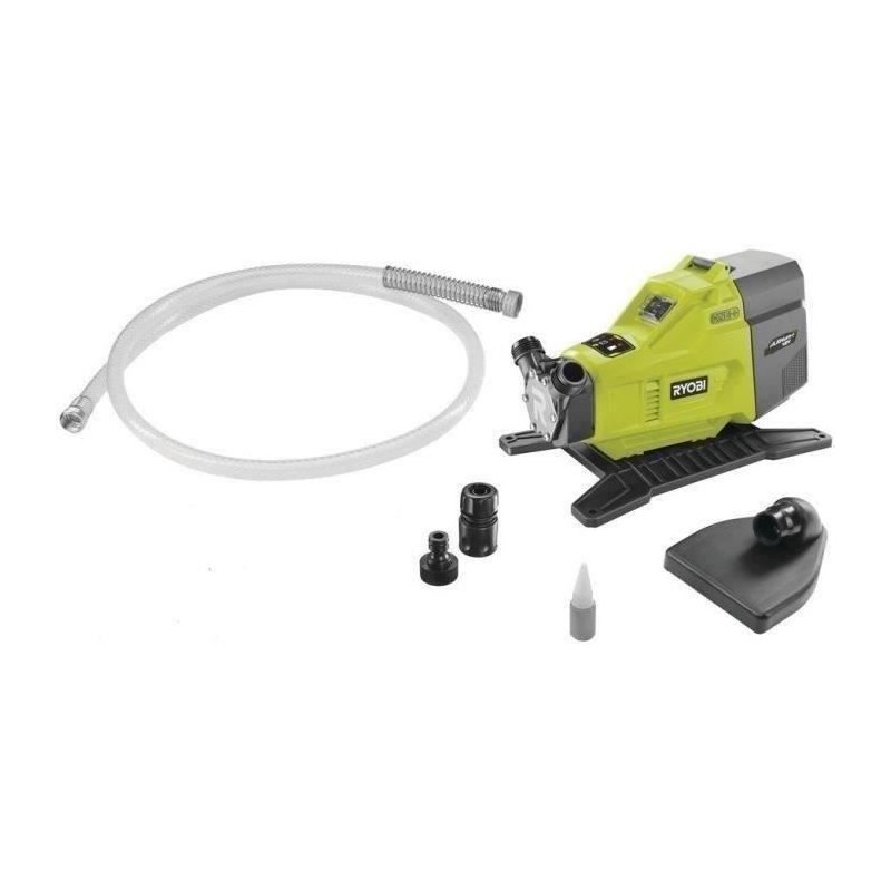 RYOBI - Pompe de transfert 18V ONE+ - 1 500 L/h - aspiration 2,5 m + tuyau 2,...