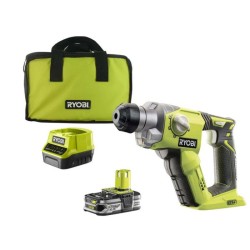 RYOBI - Perforateur SDS+ 18V ONE+ - 4 modes - 1,3 Joules Epta + batterie 2,5 ...