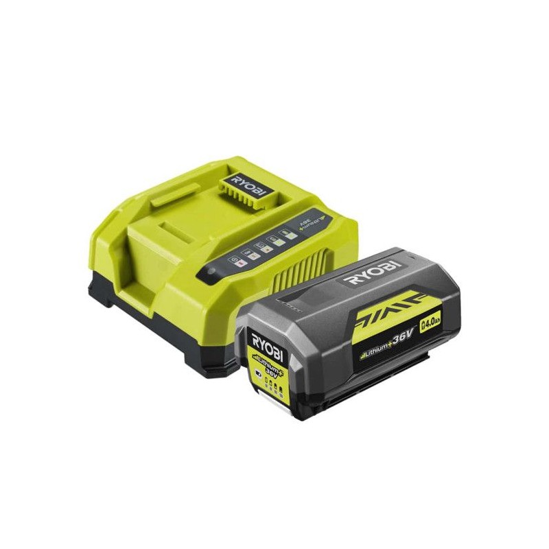 RYOBI - 1 batterie lithium+ 36V MAXPOWER 4,0 Ah et 1 chargeur rapide 6,0 A - ...