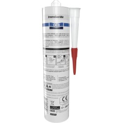 Silicone sanitaire multi-supports - 60 Chrono - GEB - Translucide - 280 ml