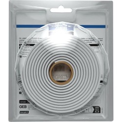 Joint pret a poser - GEB - Largeur 15 mm x 3,35 m - Blanc