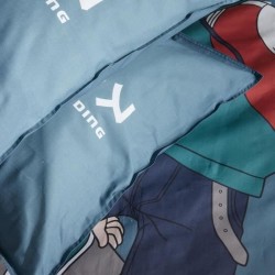 Parure de lit - TODAY - JAVA - 2 personnes - 240x220 cm - Coton - Imprimé Jap...