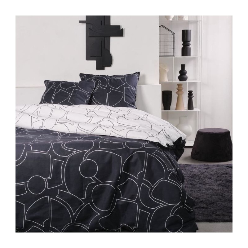 Parure de lit - TODAY - Sunshine - 120296 - 2 personnes - 260x240cm - Coton -...