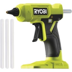 RYOBI - Pistolet a colle 18V ONE+ - chauffe en 3 min - indicateur de chauffe ...