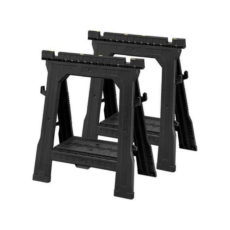Lot de 2 tréteaux pliables - STANLEY - STST1-70713 - 450kg