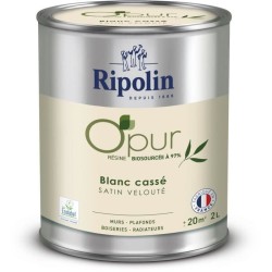 Peinture O'PUR murs, boiseries & radiateurs - RIPOLIN - 472823 - Blanc cassé ...