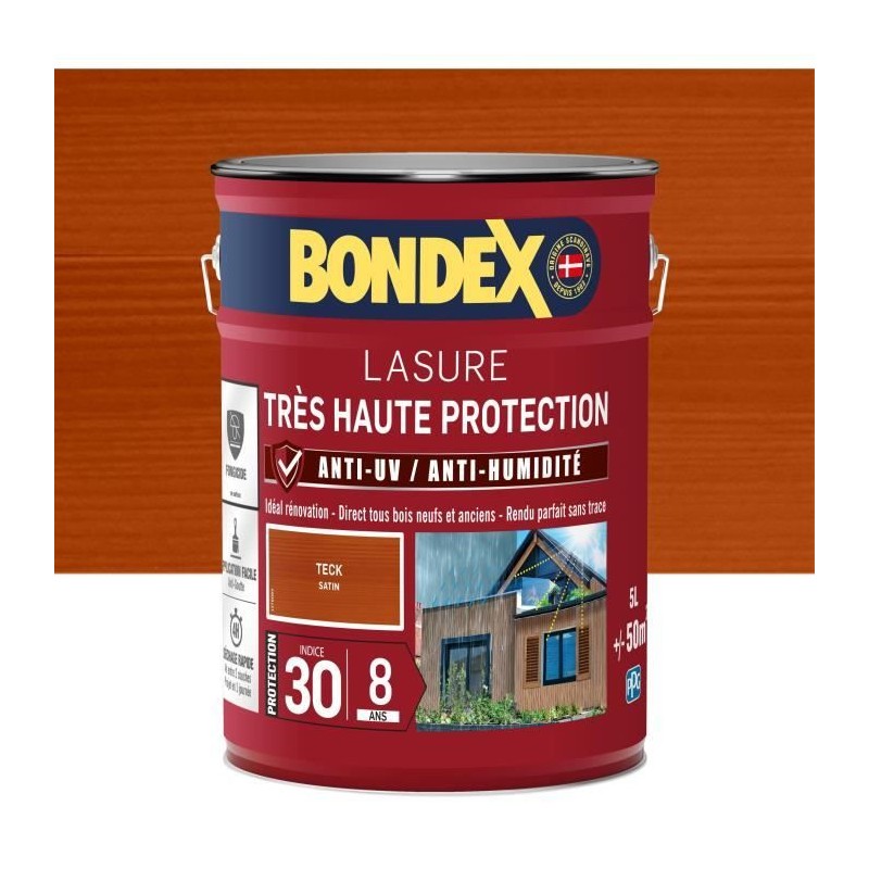 BONDEX Lasure lasure ind 30 / 8 ans 5l