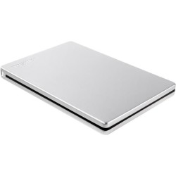 Disque dur externe - TOSHIBA - CANVIO Slim - 1 To - Finition aluminium - USB ...