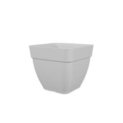 ARTEVASI Pot de fleurs carré CAPRI CAMPANA - Plastique - Blanc - L 36,5 x P 3...