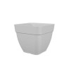 ARTEVASI Pot de fleurs carré CAPRI CAMPANA - Plastique - Blanc - L 36,5 x P 3...