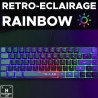 Clavier Gamer - The G-Lab - KEYZ HYDROGEN - 60% Format Compact - Rétroéclairé...