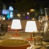 Set de 2 lampes de table sans fil - LUMISKY - TWINS - Terracota - H16 cm - LED