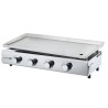 COOKING BOX Plancha a gaz BRASILIA - 4 feux - 10kW - 84x41x24,5 cm - Tout ino...