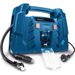 Compresseur portatif avec réglage électronique de la pression - Scheppach AIR...