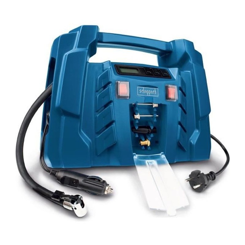 Compresseur portatif avec réglage électronique de la pression - Scheppach AIR...