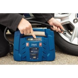 Compresseur portatif avec réglage électronique de la pression - Scheppach AIR...
