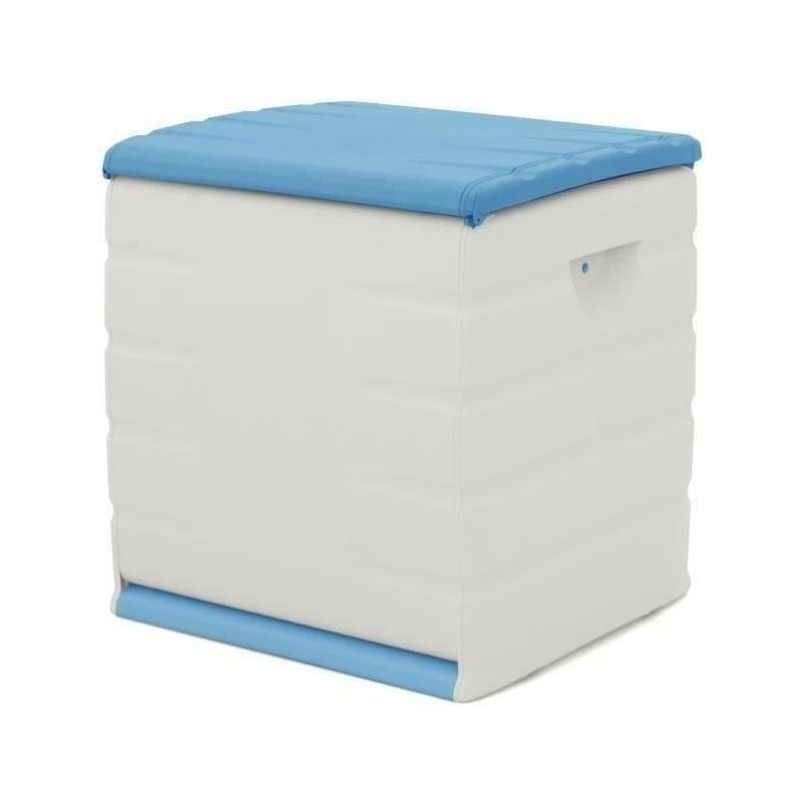 PLASTIKEN Coffre cadenassable avec roulettes - 190 L - Fonctionnel et esthéti...