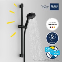 Ensemble de douche avec pommeau 2 jets, barre 60cm et flexible 1,75m - GROHE ...