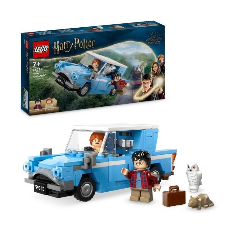 LEGO Harry Potter 76424 La Ford Anglia Volante, Jouet pour Enfants, Voiture a...