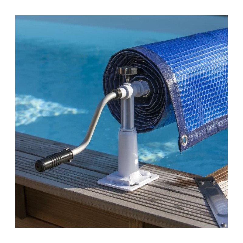 GRE - Enrouleur de bâches pour piscine hors-sol jusqu'a 5,8m de large - model...