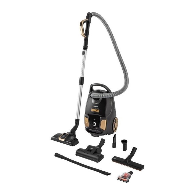 Aspirateur traineau avec sac - SENCOR - SVC 9300BK - 600 W - 59 dB - Noir