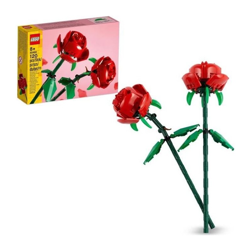 LEGO Botanicals 40460 Les Roses - Set de Fleurs Artificielles pour enfant des...