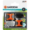 GARDENA raccords rapide et Aquastop Ø19 mm–Pour début et fin de tuyau– Avec l...