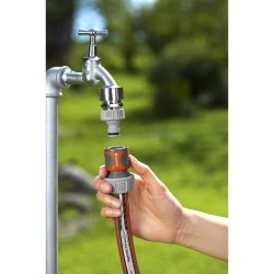 GARDENA raccords rapide et Aquastop Ø19 mm–Pour début et fin de tuyau– Avec l...