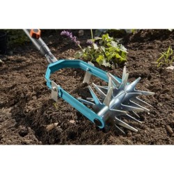 GARDENA Émietteur-sarcleuse 14cm Combisystem – Acier galvanisé haute qualité ...