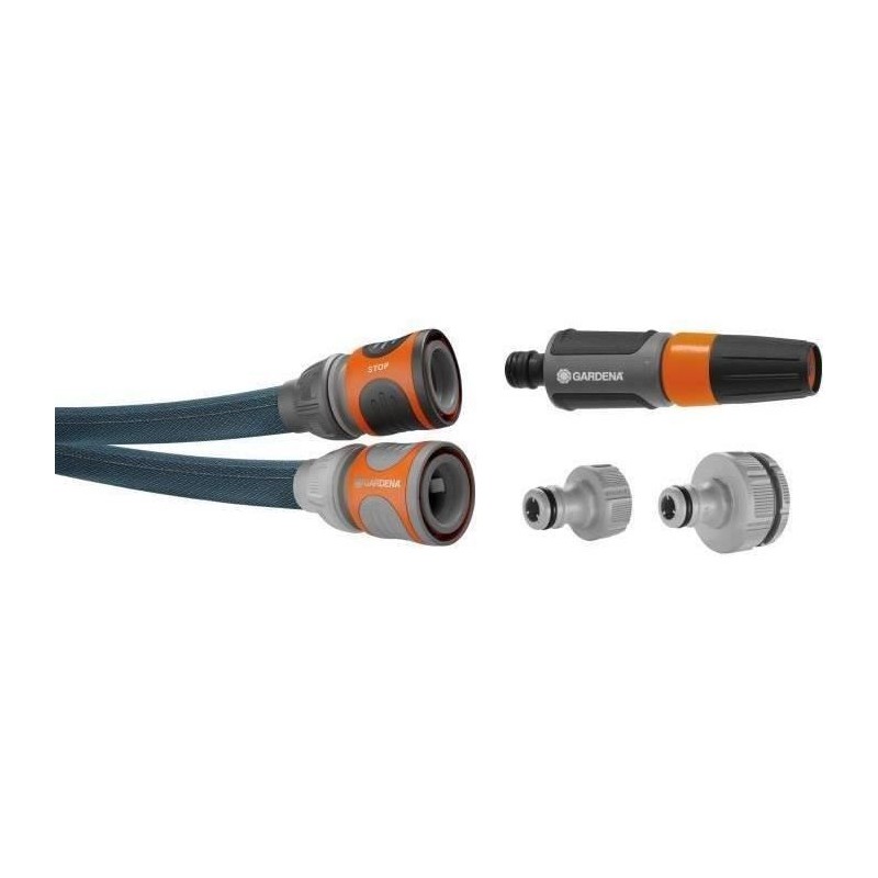 Kit tuyau Liano™Xtreme 20m - GARDENA - Résistance a la pression : 35 bar - Lo...