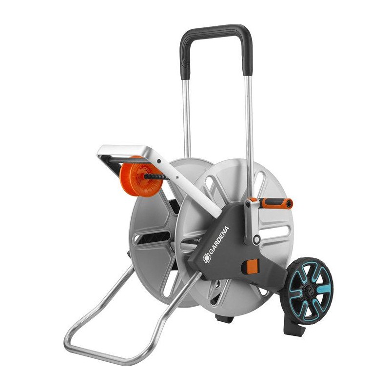 Dévidoir métal sur roues CleverRoll L Easy GARDENA - Longueur max 100m - Pour...